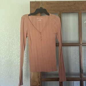 American Eagle knit long sleeve top